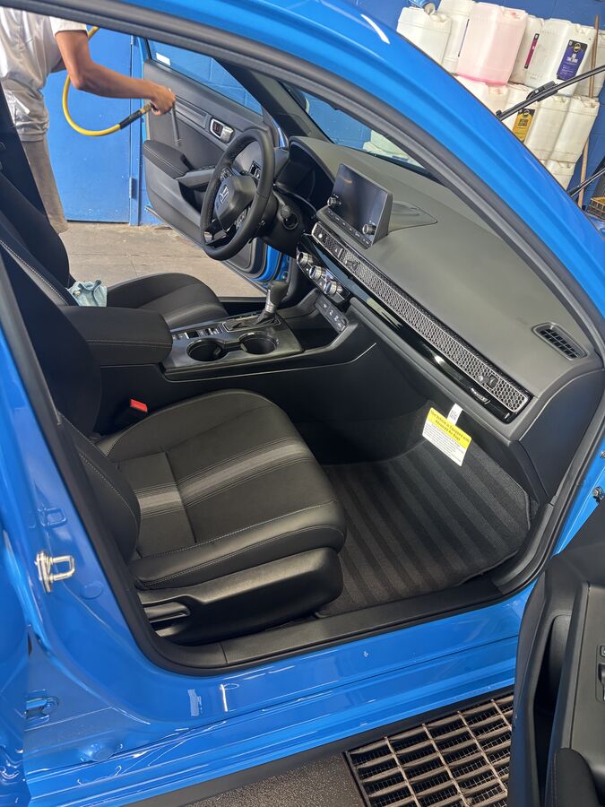 Detailed interior mid-service